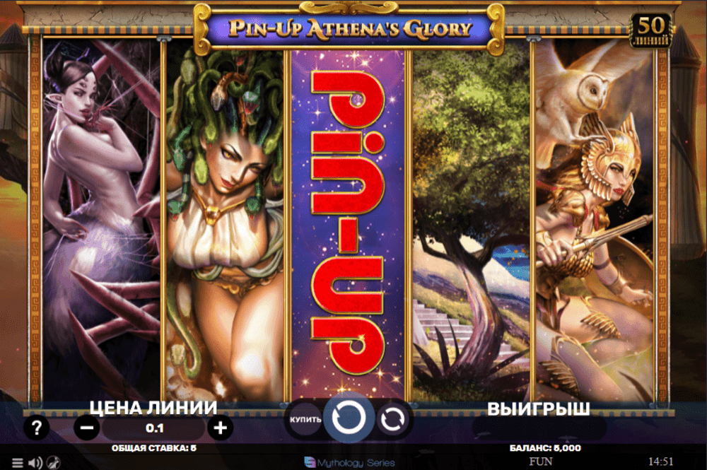 Pin-Up Athena's Glory: Играть Слот Бесплатно или на Деньги